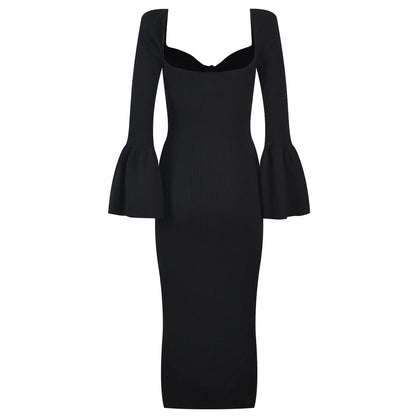 Slim Fitted Midi Dress