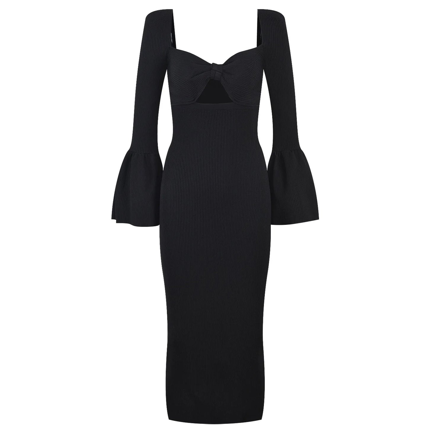 Slim Fitted Midi Dress