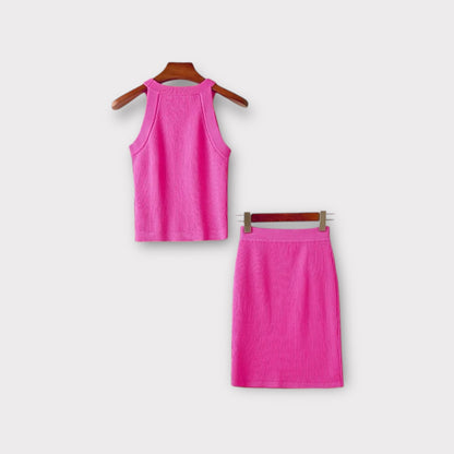 Tank Top & Mini Skirt Set