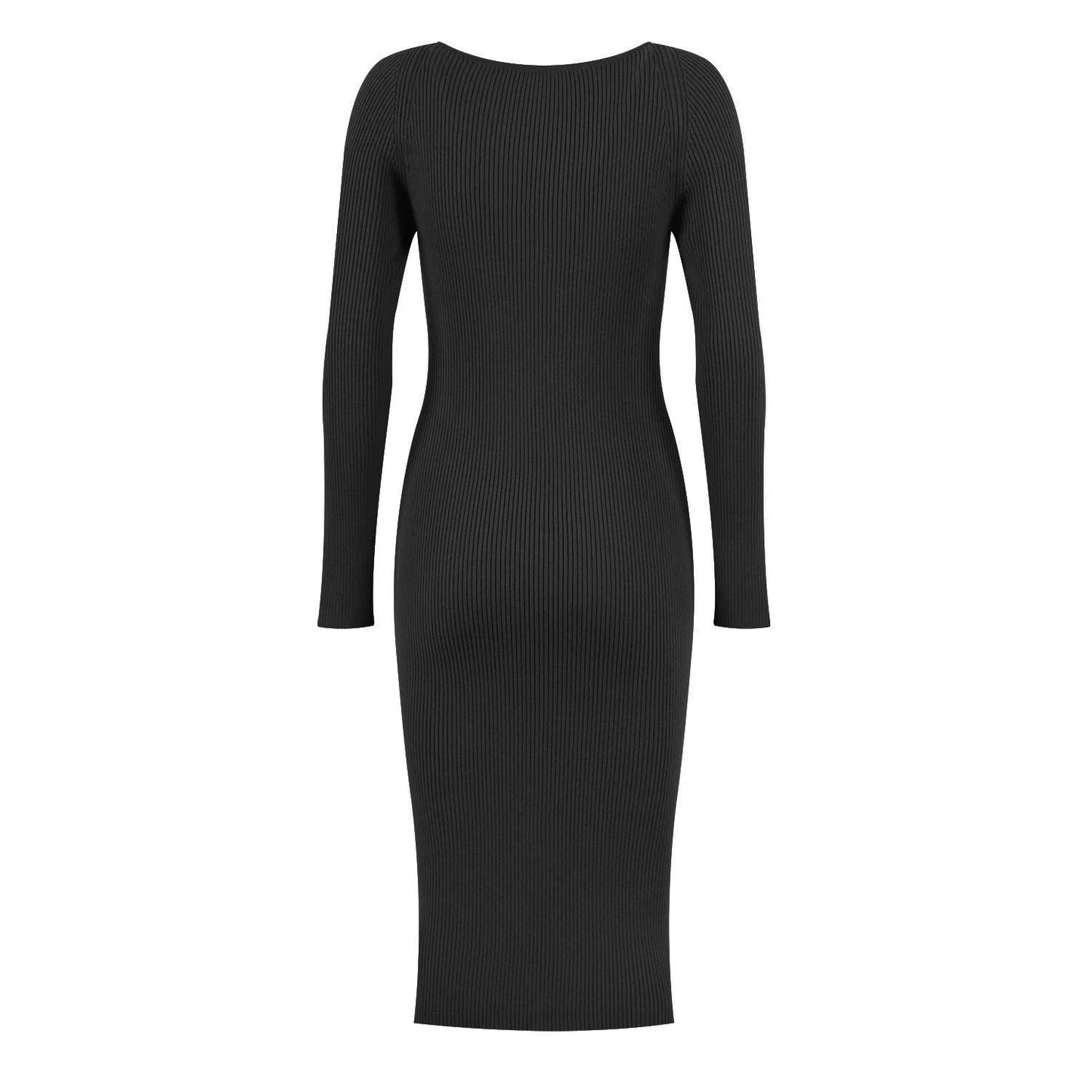 Long Sleeve Slim Fitted Dress