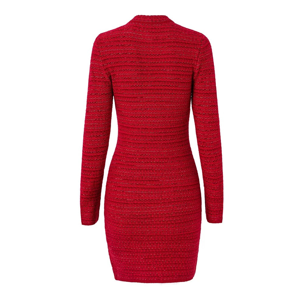 Bright Thread Slim Fitted Dress